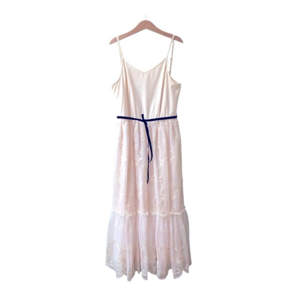 Zunie Girls Lace Maxi Dress | Ivory